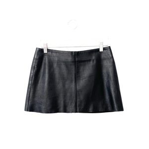 LNA Leather Mini Skirt S
